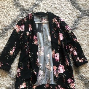 NWT Dynamite floral knit blazer